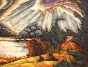 konrad magi Lake Puhajarv USA oil painting artist
